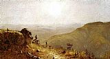 Famous South Paintings - Study for 'The View from South Mountain, in the Catskills'